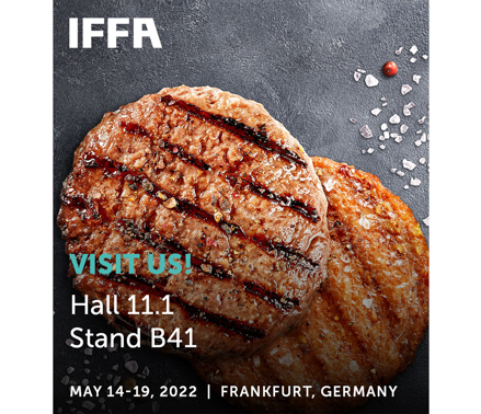 graphics invitation to QUPAQ booth at IFFA 2022